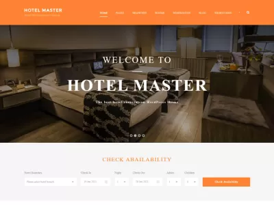 You will get hotel booking and real estate website on WordPress